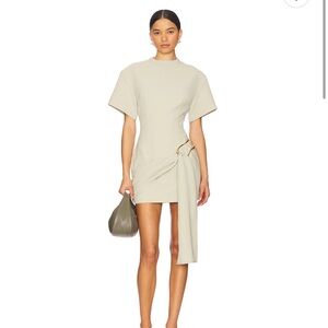 Lioness Short Sleeve Draped Mini Dress